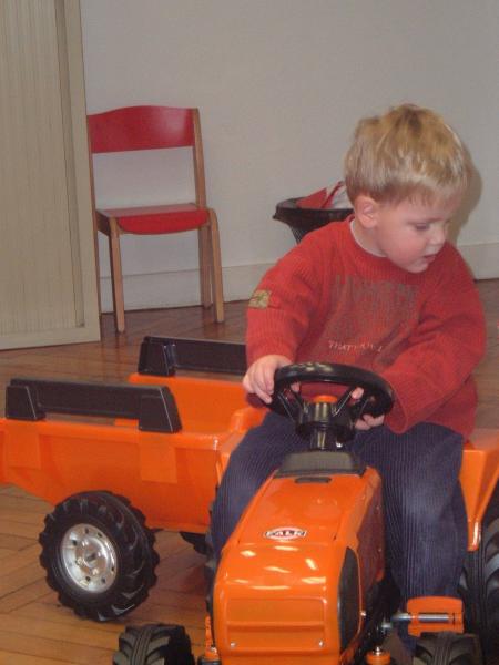 maxime et son tracteur
